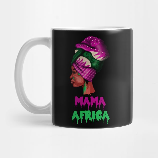 Mama Africa, Proud African Woman by dukito